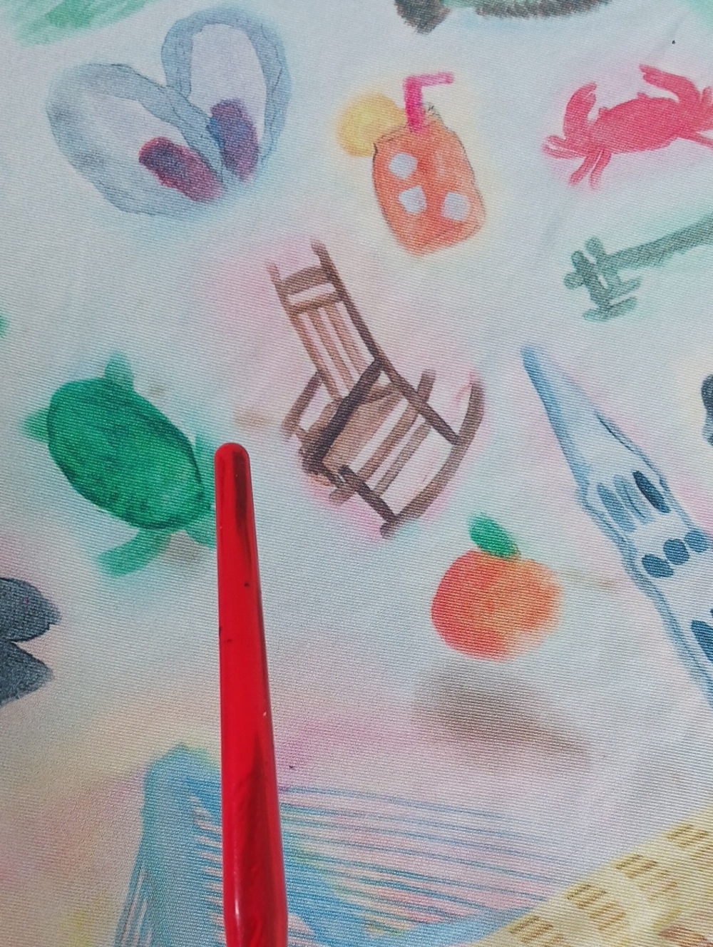 AS IS. Ben Silver Silk Scarf - Picture 9 of 10